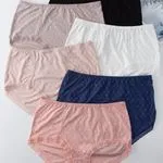 Majtki damskie Finella XL-XXL 6 szt. czarne, białe, różowe, granatowe