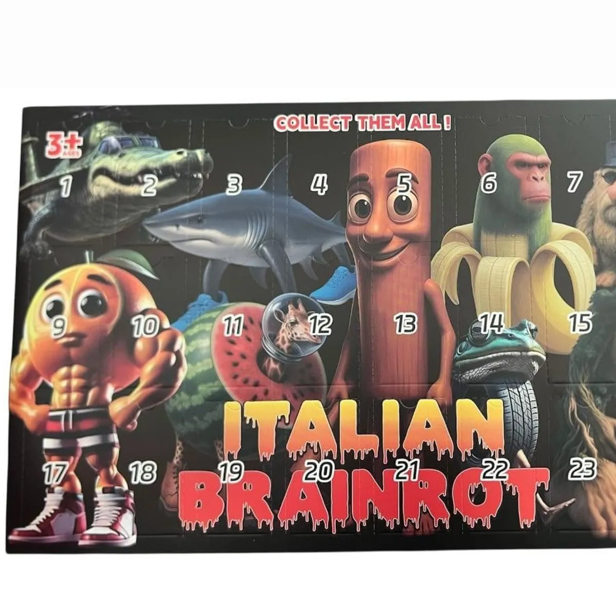 Kalendarz Adventowy Brainrot 24 PCS 3+