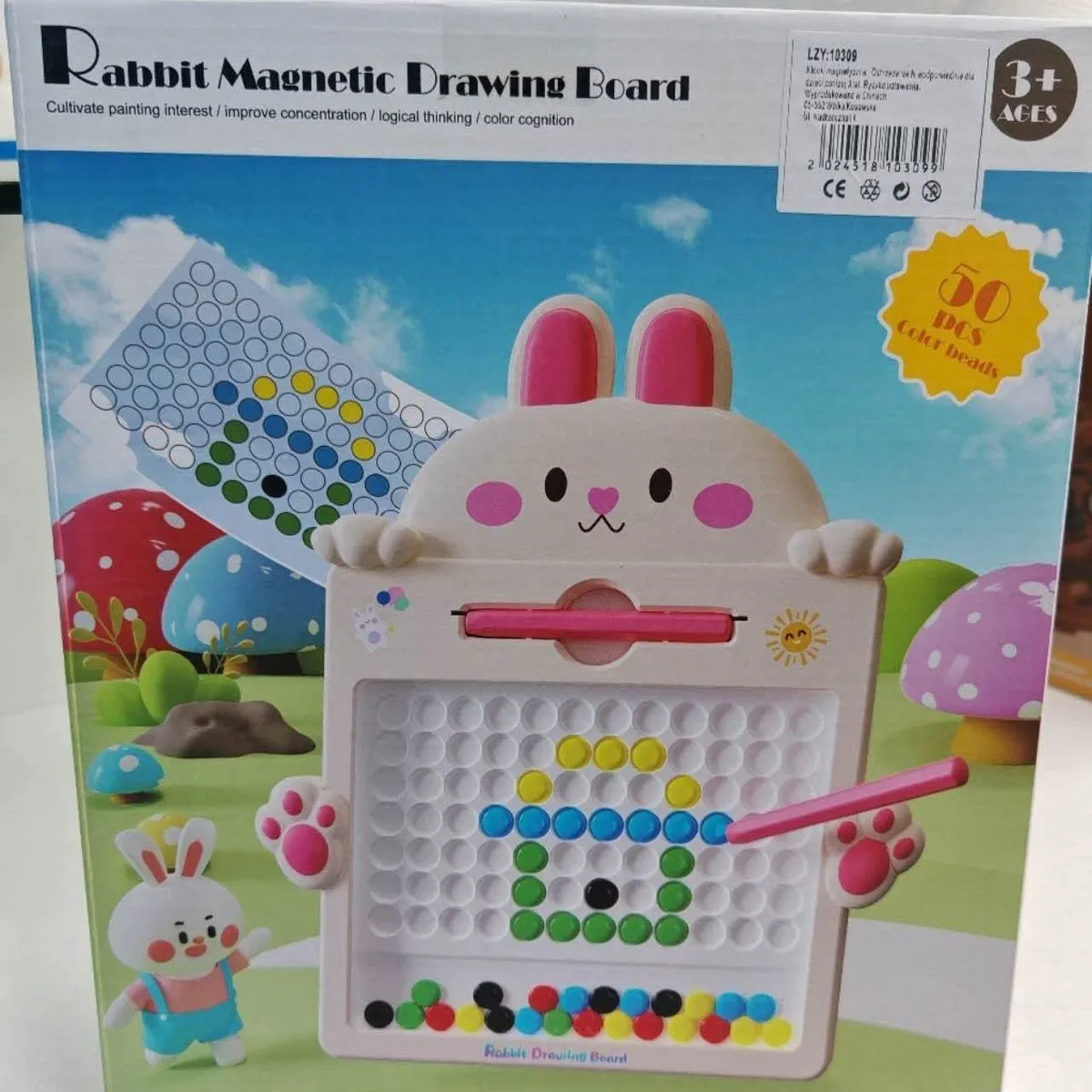 Tablica Magnetyczna do Rysowania Rabbit z Kolorami