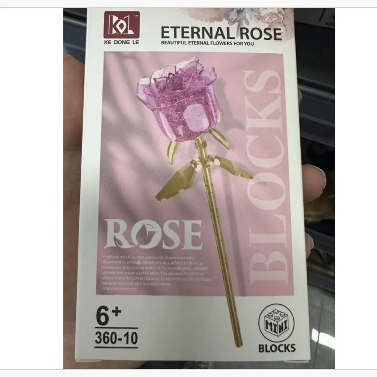 Klocki Eternal Flowers Rose 360-10, 6+