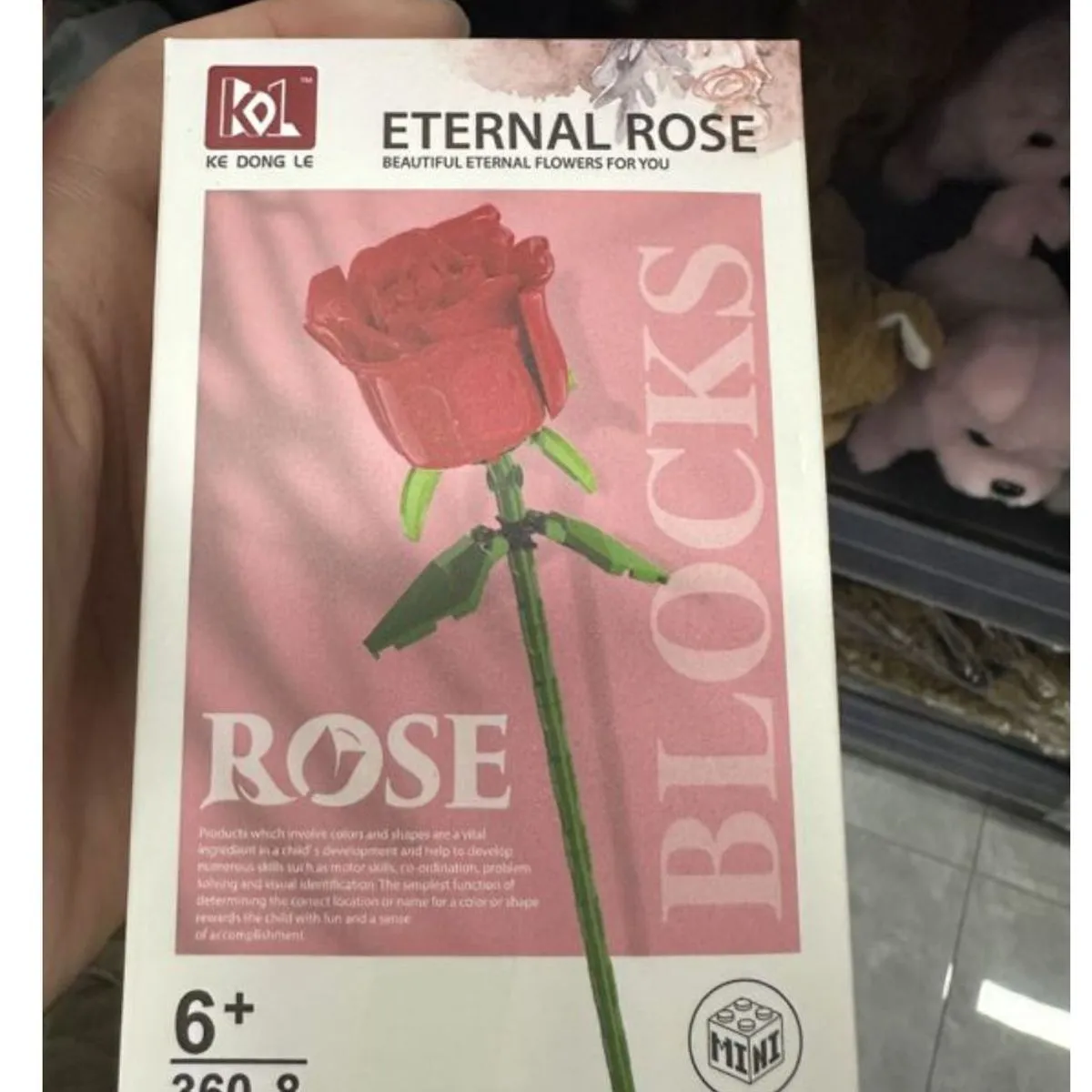Klocki Kwiaty Rose Eternal Flowers 6+