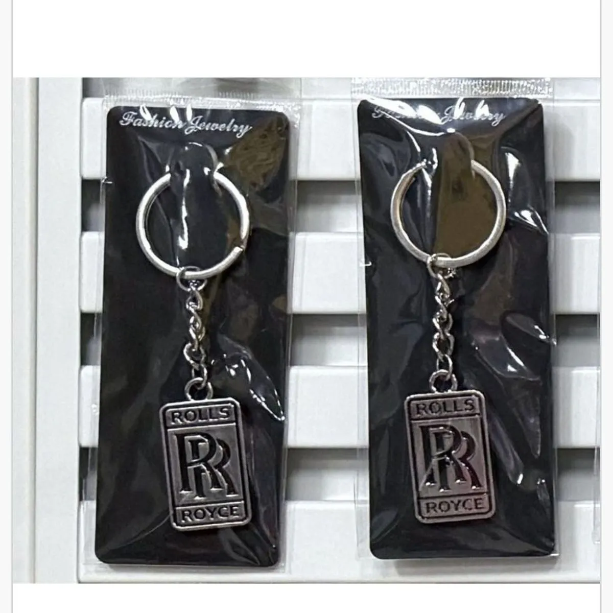Brelok do kluczy Rolls Royce srebrny