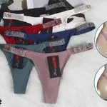 Majtki damskie stringi z aplikacjami VELOVE różne kolory