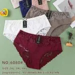 Majtki damskie koronkowe 95% bawełna 5% elastan XL-4XL