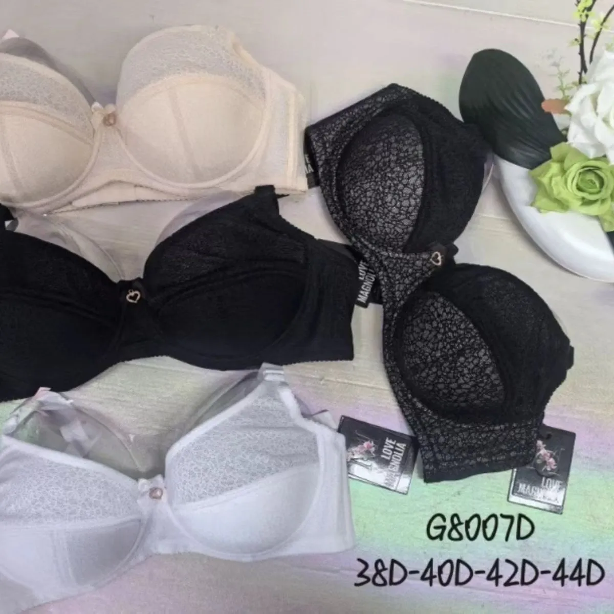 Biustonosz damski G8007D rozmiary 38D-40D-42D-44D