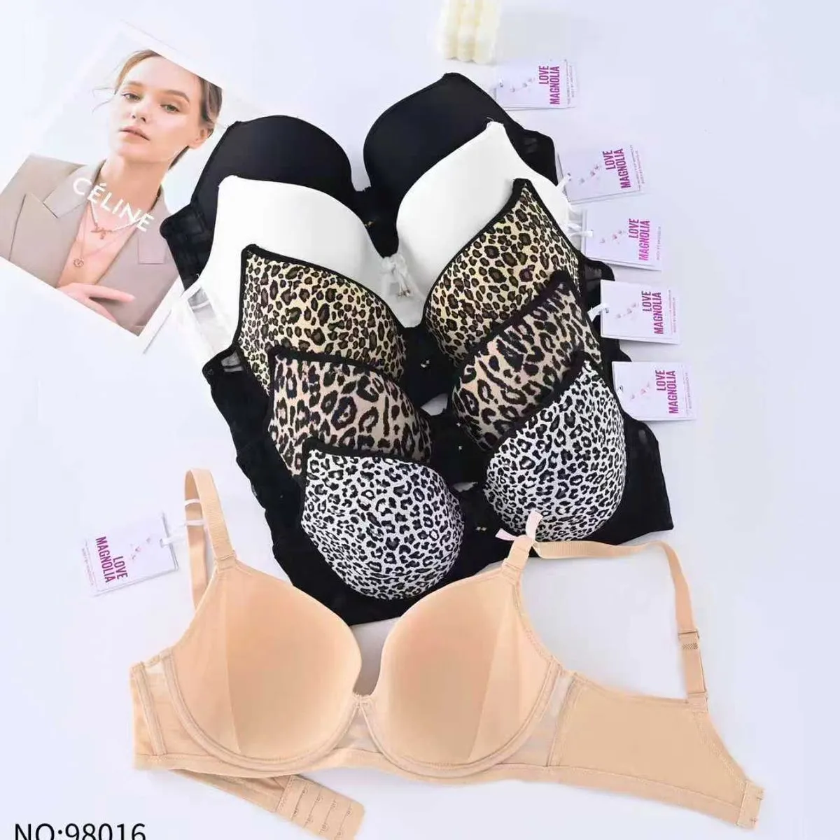 Biustonosz damski push-up Celine NO:89016, rozmiary 36/80-42/95