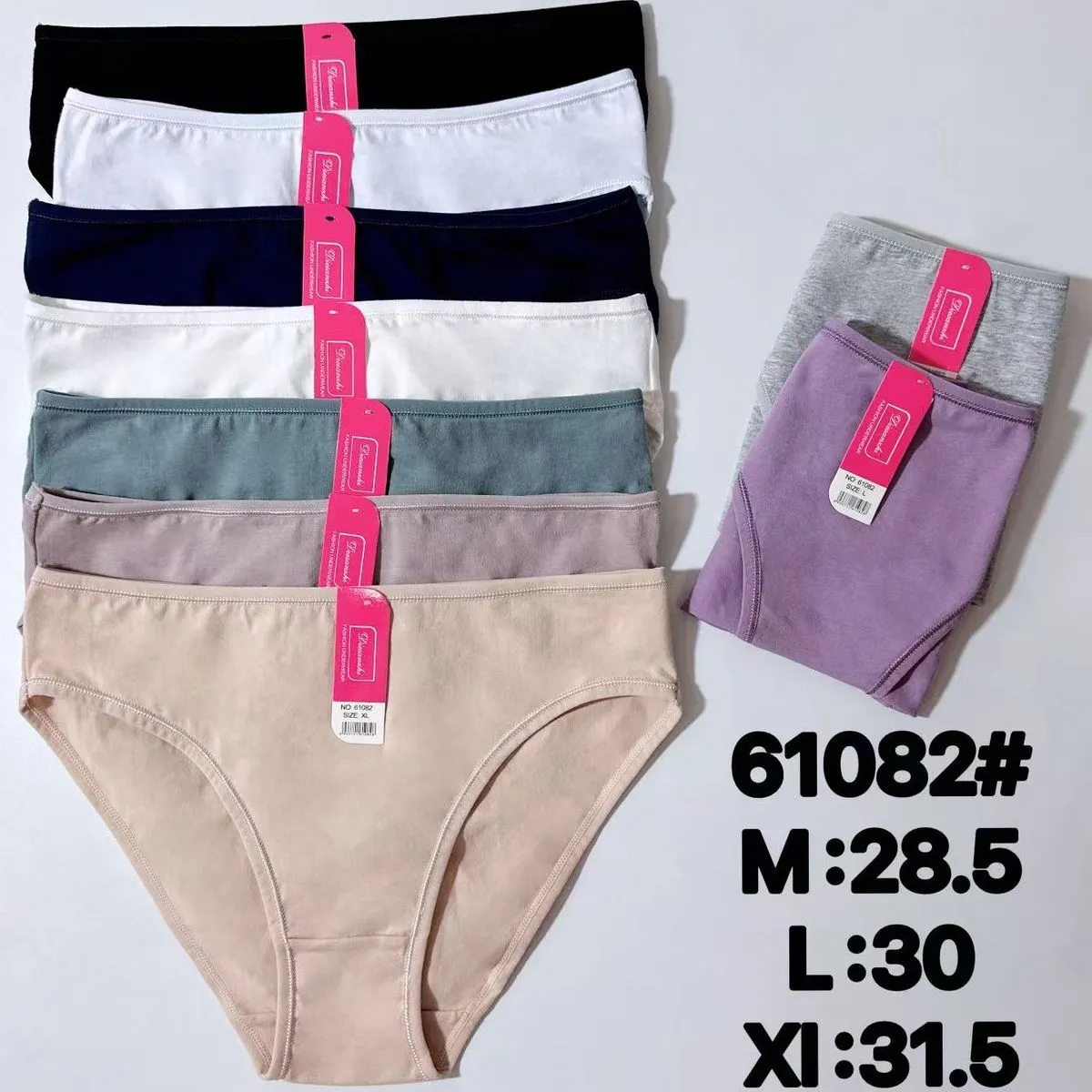 Majtki damskie bawełniane M/L/XL 61082#