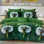 Komplet Pościeli 3D Milano 160/200 Zielony Puszatek