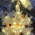 Lampka Dekoracyjna Świąteczna Śnieżynka LED