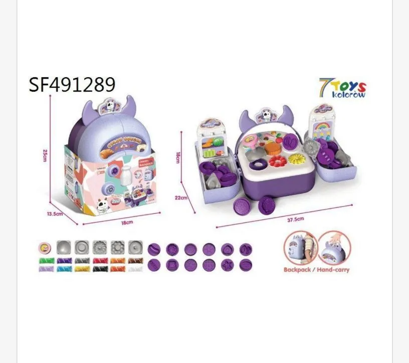 Zabawka Ciastolina Kuchnia Plecak SF491289