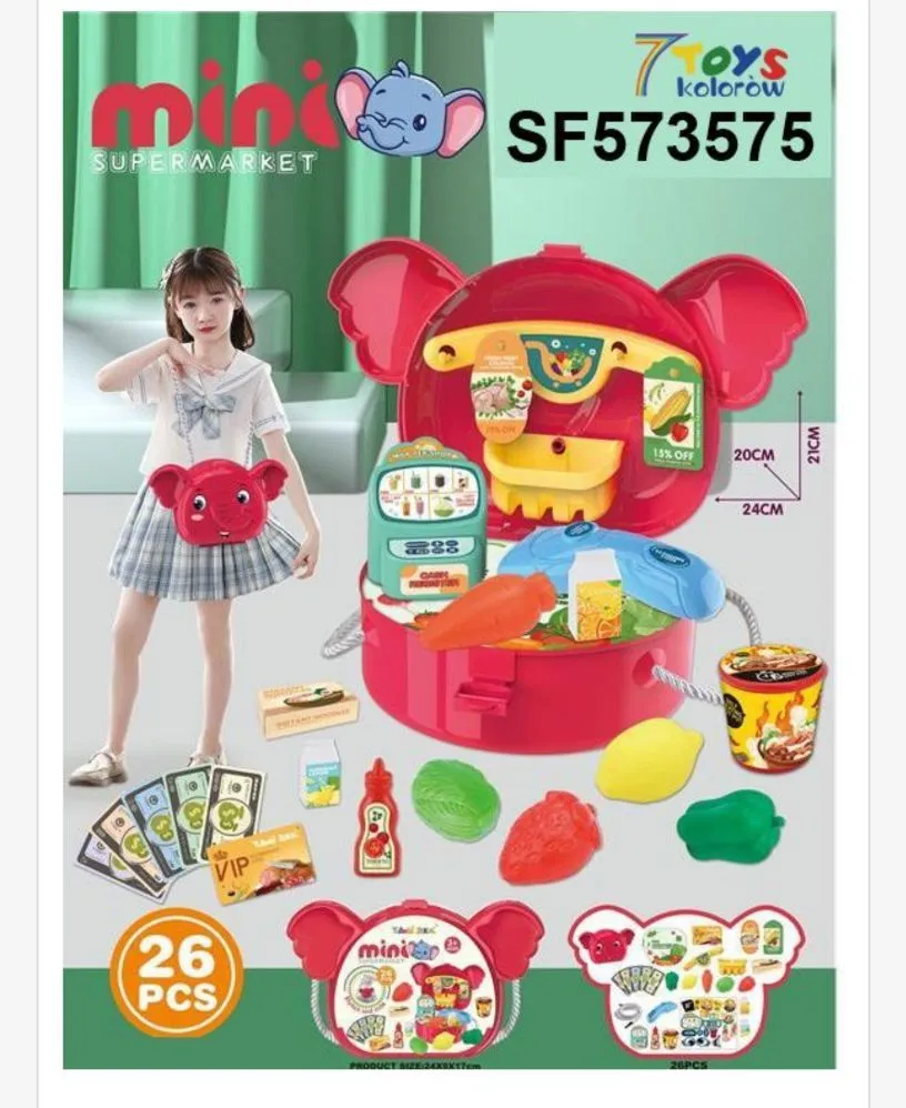 Zestaw Mini Supermarket Zabawka 26 elementów SF573575