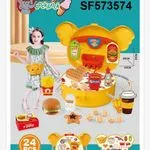 Zabawka plecak hamburger z akcesoriami 24 pcs