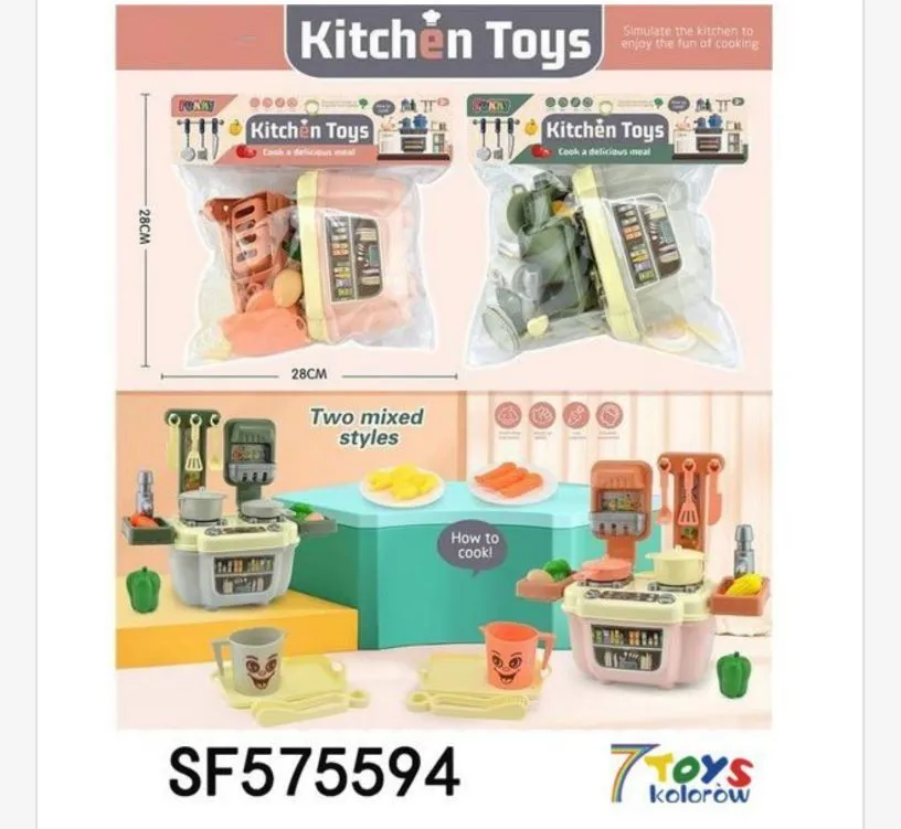 Zabawki Kitchen Toys zestaw kuchenny 28 cm 2 style