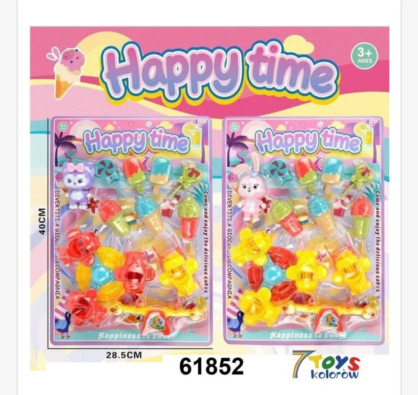 Zestaw zabawek Happy Time lody i kwiaty 3+