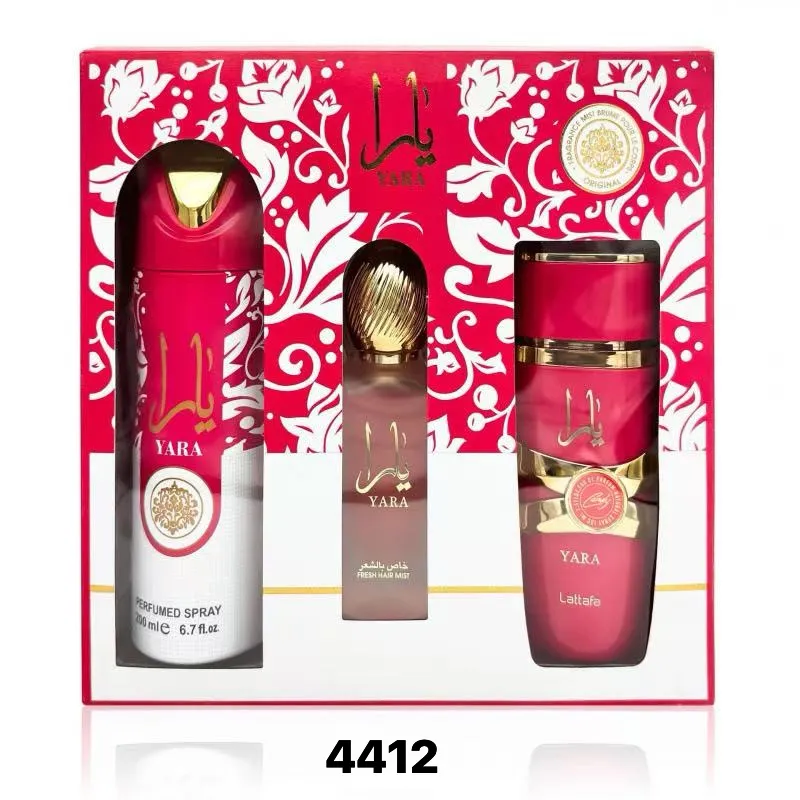 Zestaw Perfum Yara 3 szt. 87ml + balsam + lotion
