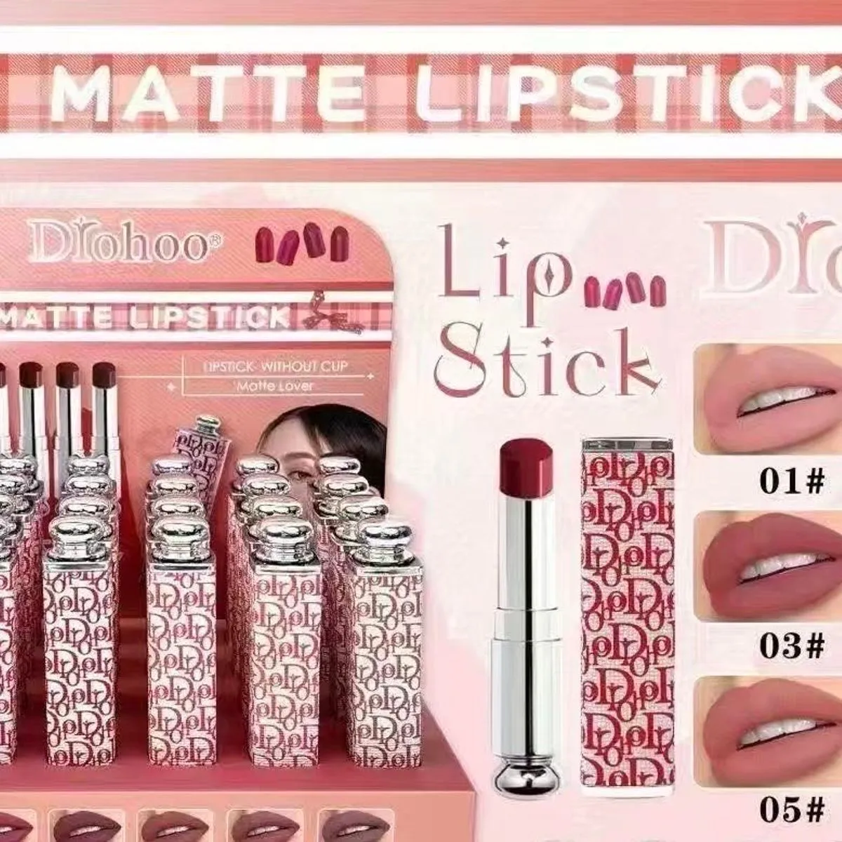 Szminka matowa DIOHOO 24h Matte Lipstick