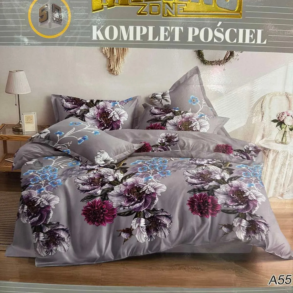 Komplet Pościel 3cz Milano Zone 160/200 A55