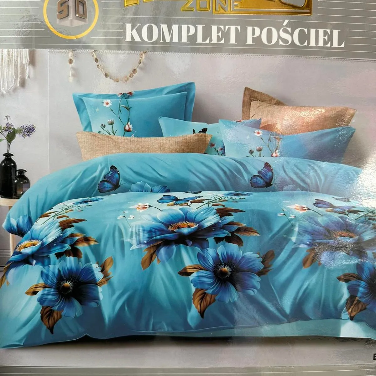 Komplet Pościeli 3el. Milanoano 160/200 100% Nienabłagan