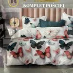 Komplet Pościeli 3cz Milanoando Motyw Motyli 160/200