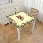 Bieżnik Wielkanocny 85/85 cm z Czerwoną Ciężarówką