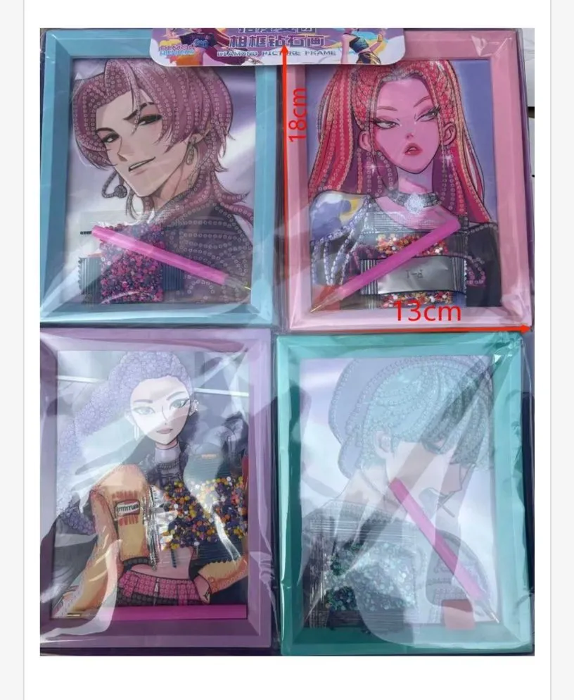 Zestaw DIY Diamentowa Mozaika Anime Postaci 15x15cm