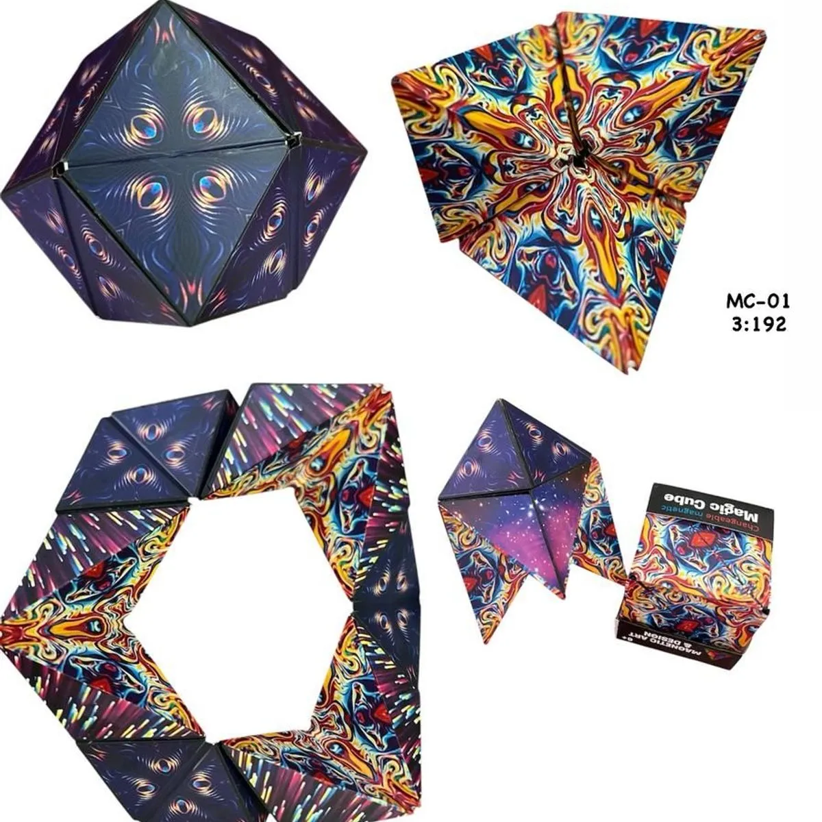 Magic Cube kostka logiczna MC-01 kolorowa
