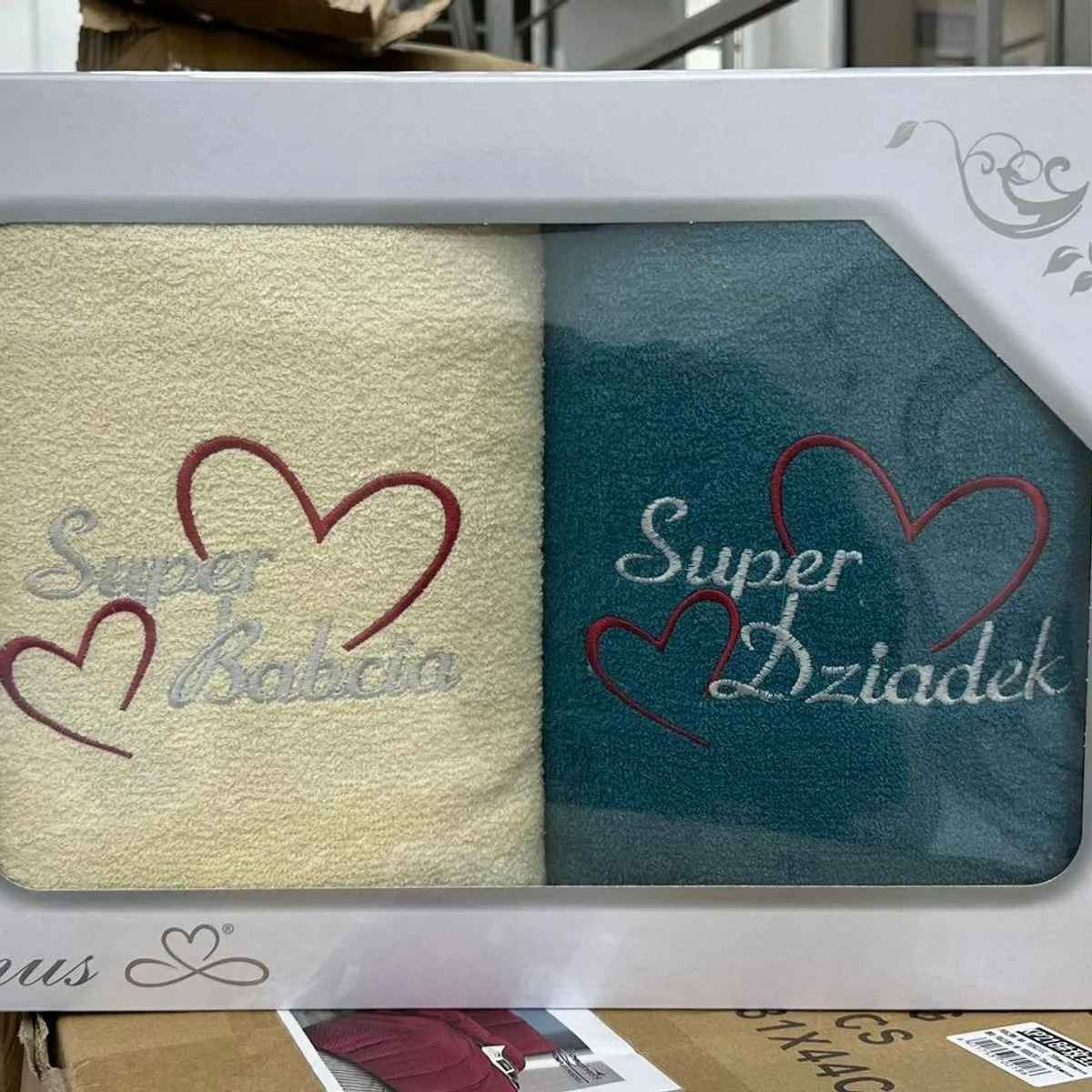 Ręczniki Babcia & Dziadek 2PCS 70/140 Venus 100% bawełna