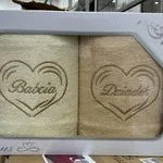 Ręczniki Babcia & Dziadek 2PCS 70/140 100% Bawełna