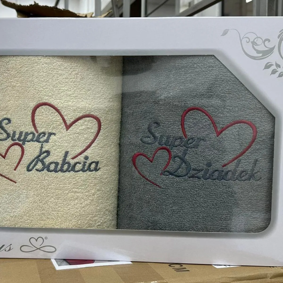 Ręczniki Super Babcia & Dziadek 2PCS 70/140