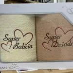 Ręczniki Super Babcia & Dziadek 2PCS 70/140