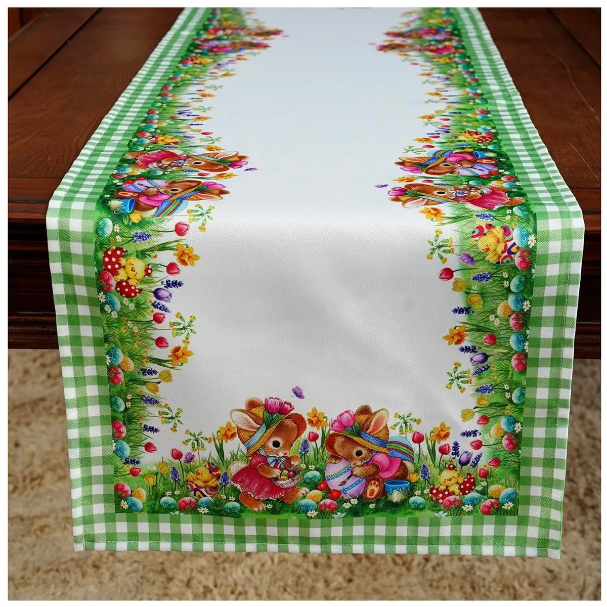 Bieżnik Wielkanocny 40/85 cm z motywem królików