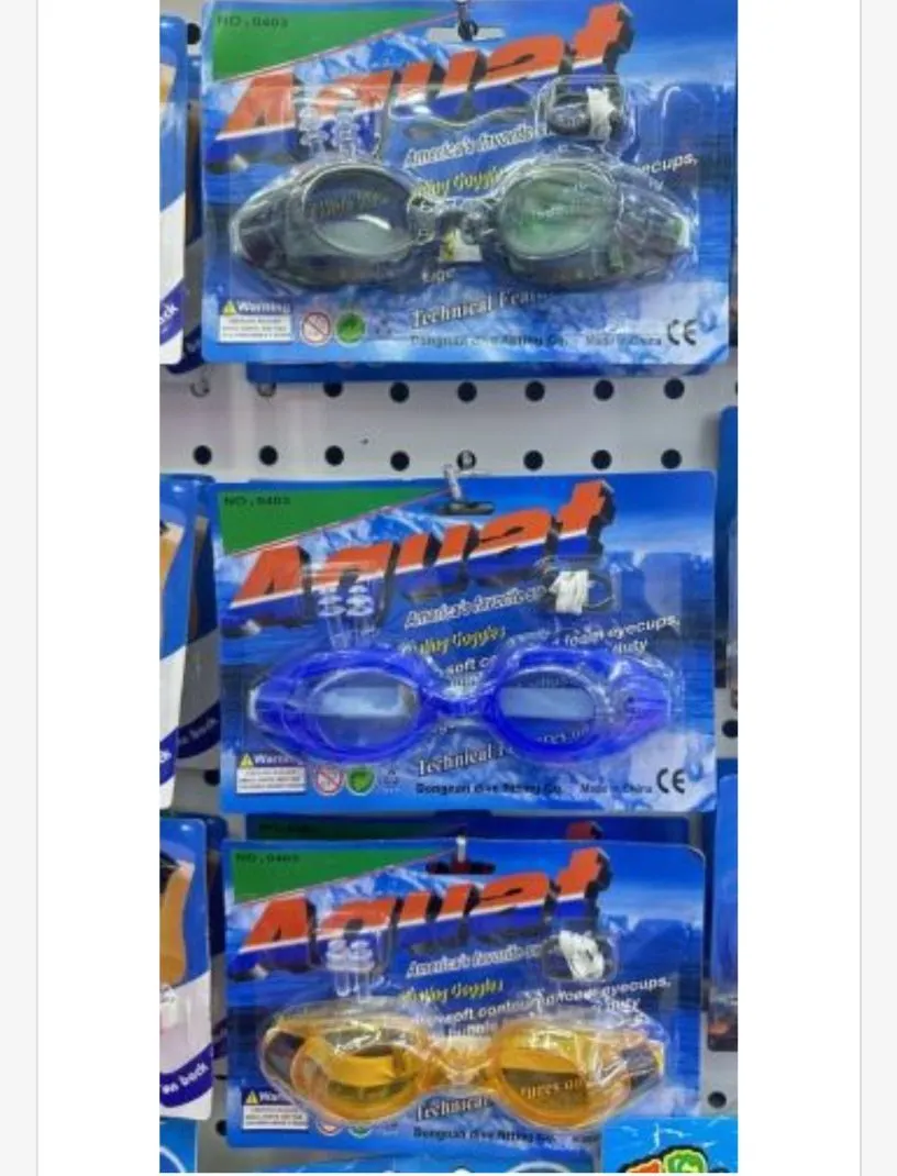 Okulary pływackie Aquasport zestaw 3 kolorów