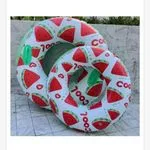 Dmuchany materac arbuz 70cm do pływania