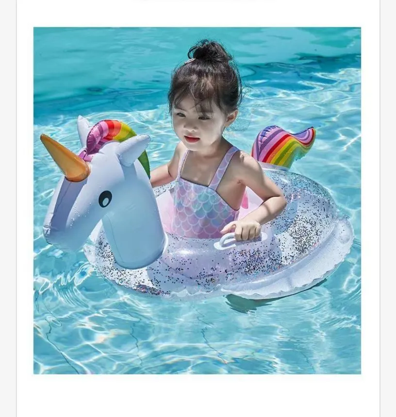 Dmuchany Unicorn 85cm do pływania