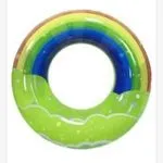 Dmuchany materac donut tęczowy 80cm