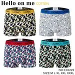 Bokserki męskie UOMO bawełna wzór serduszka M-L-XL-XXL-XXXL