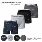 Bokserki męskie Premium Cotton SM S M L XL XXL 3 szt