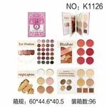 Zestaw Makeup Paleta Cieni Blusher Highlighter Kontur NO. K1126