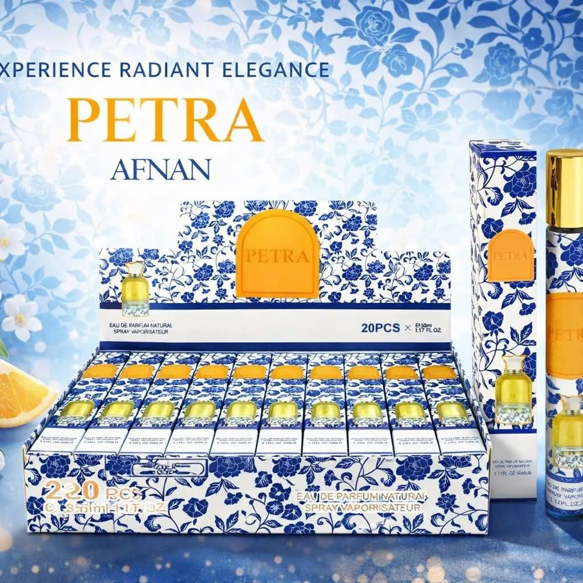 Perfumetki Afnan Petra 35ml, opak. 20 szt