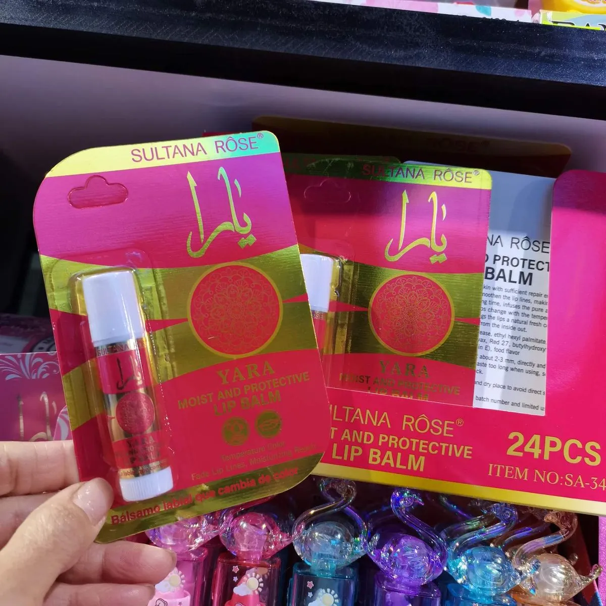 Balm do ust Sultana Rose Yara Lip Balm 24szt
