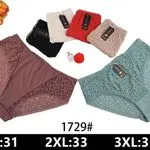 Majtki damskie koronkowe XL:31, 2XL:33, 3XL:35, 1729#