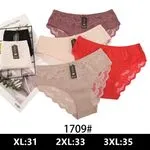Majtki damskie koronkowe 1709# XL:31 2XL:33 3XL:35