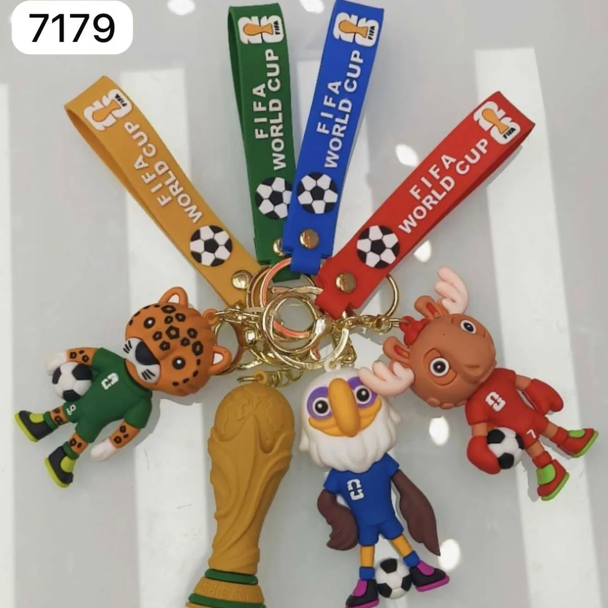 Brelok FIFA World Cup - Zwierzęta w strojach piłkarskich