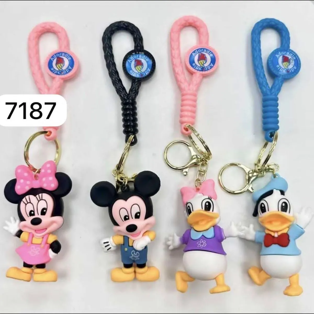 Brelok Zabawkowy Disney Mickey Minnie Donald 4 szt