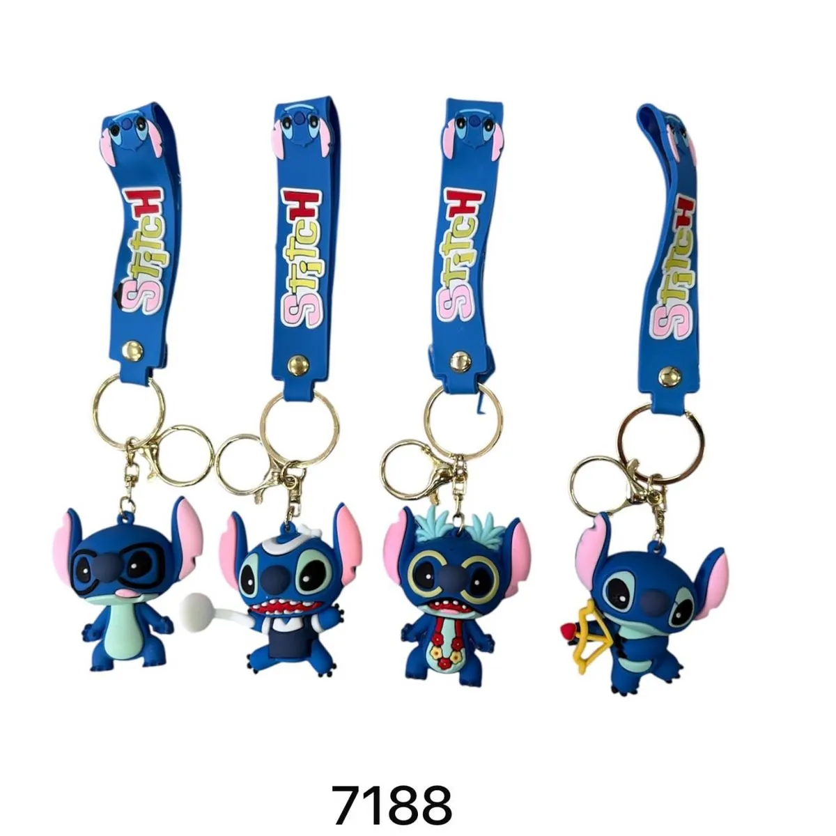 Brelok do kluczy Stitch Lilo & Stitch 4 szt. zestaw