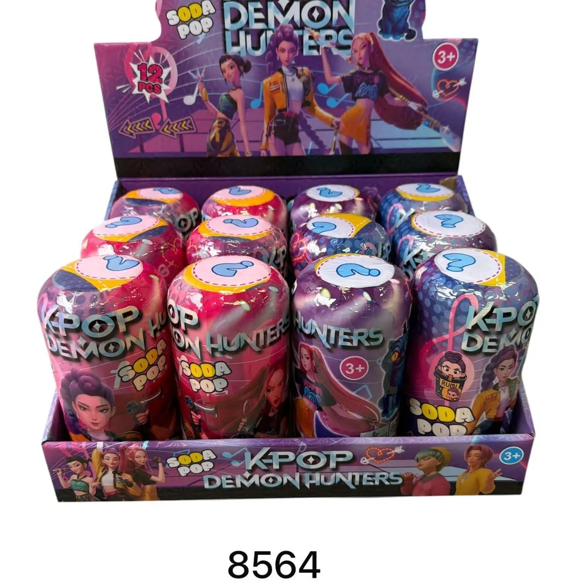 Zabawki Tuba Kpop Demon Hunters 3+ 12 szt