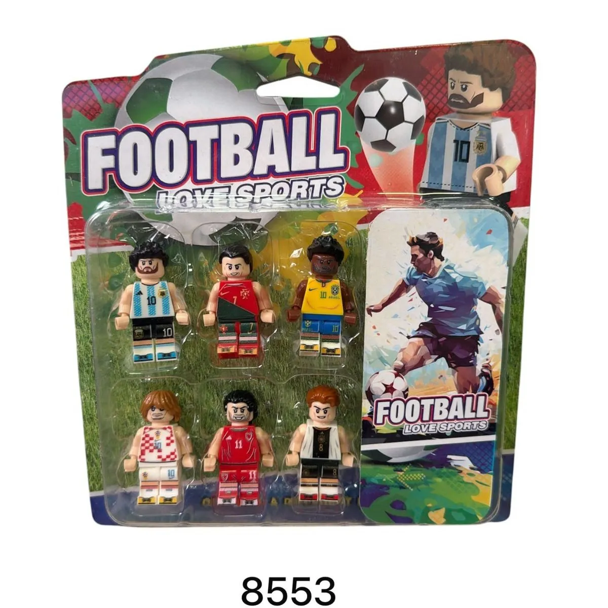 Zestaw figurek Football Love Sport 6 szt. 8553