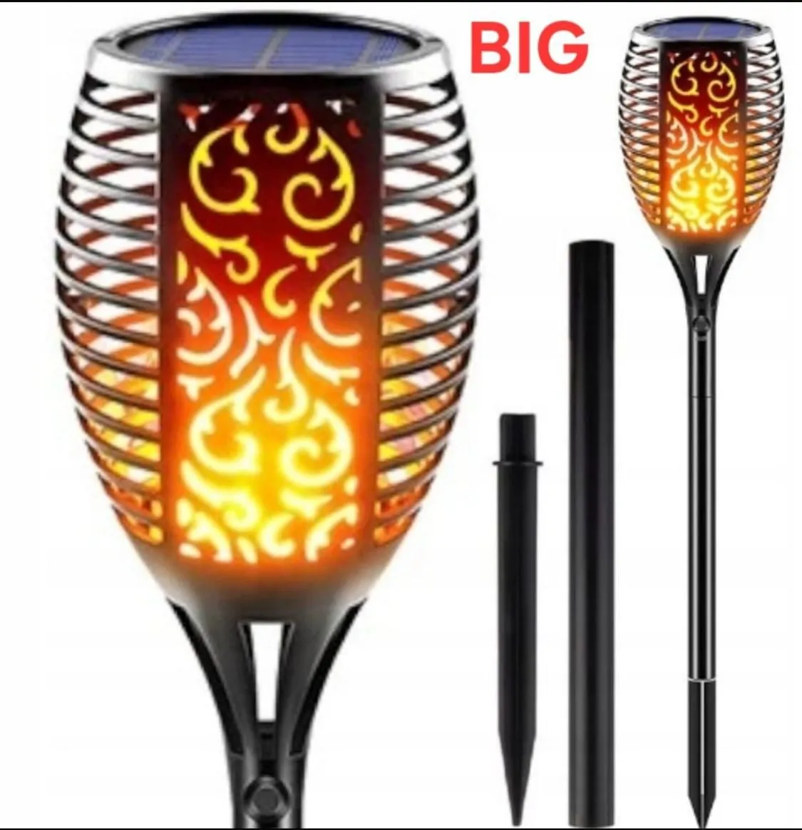 Lampa Solarna Ogrodowa 58cm z Prętem