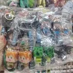 Breloki Minecraft - Steve, Alex, Creeper - 24 szt