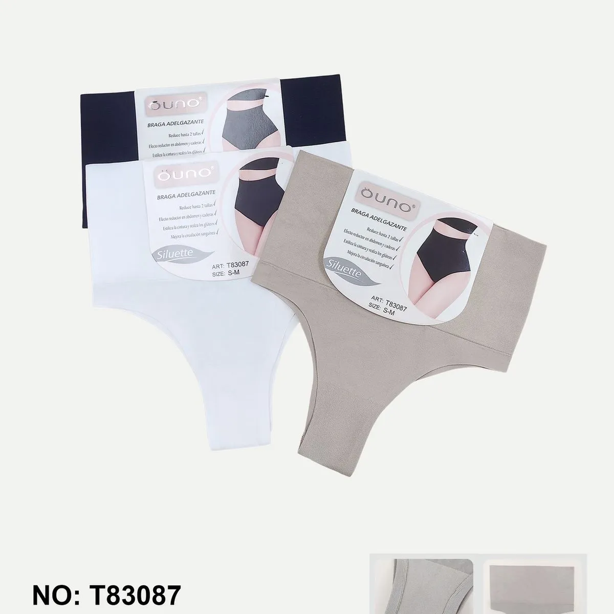 Majtki damskie modelujące OuNo S/M/L/XL 480 szt